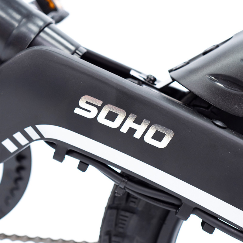 Bicicleta Eléctrica Plegable smartGyro E-Bike Crosscity White (Homologado DGT) - foto 3