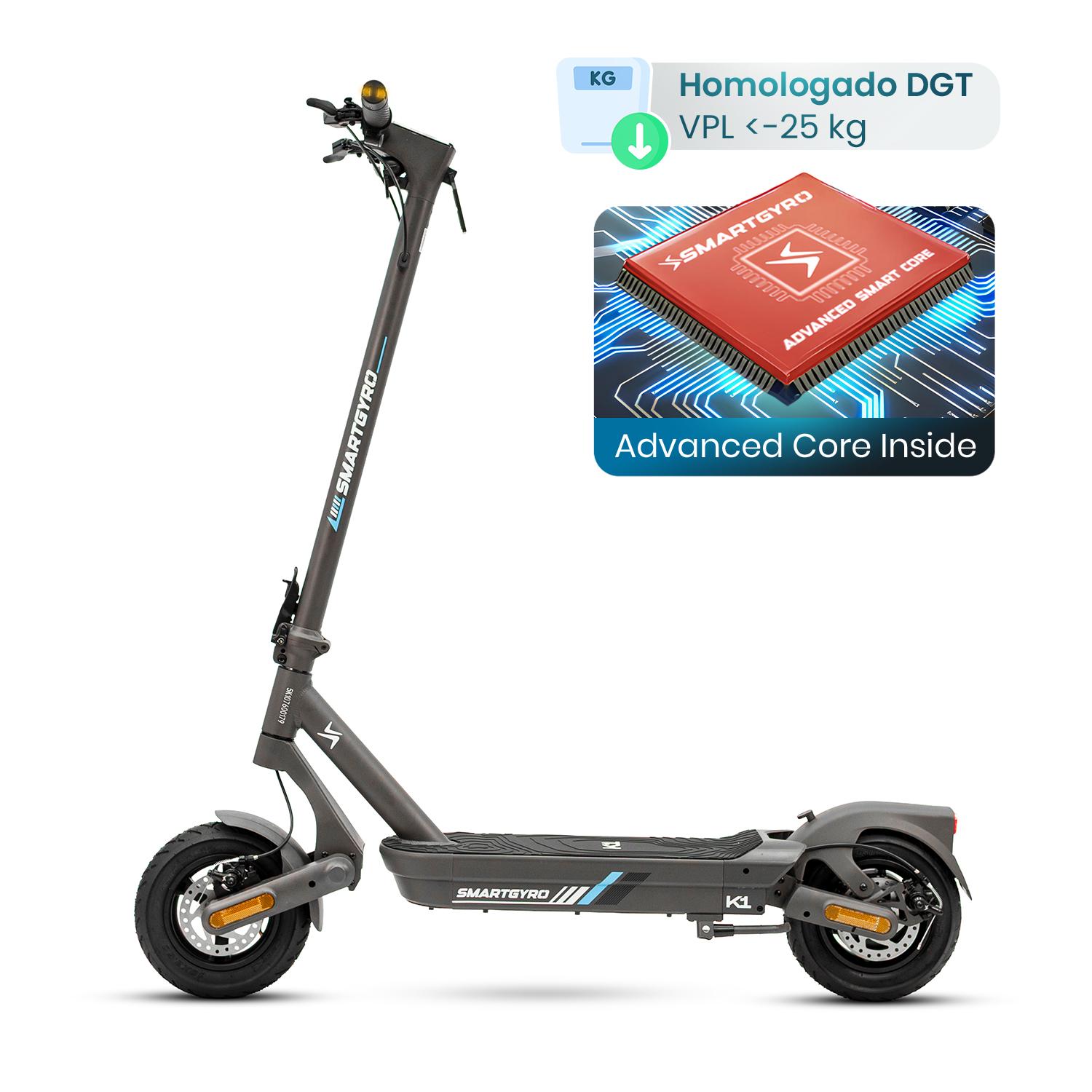 smartGyro Patinete eléctrico K2 - Reacondicionado Certificado SAT (Homologado DGT) - foto 2