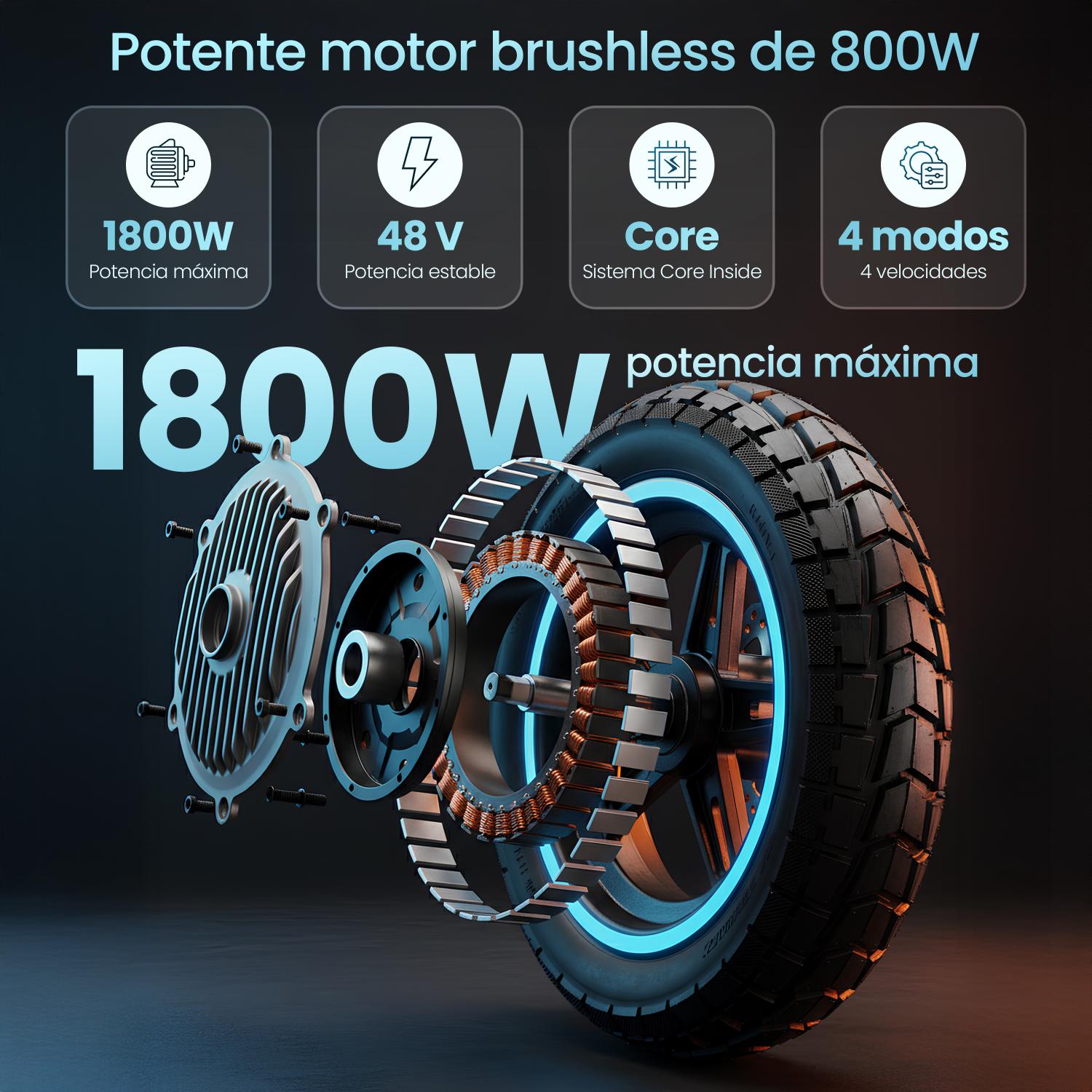 smartGyro Patinete eléctrico Rockway GT - Reacondicionado Certificado SAT (Homologado DGT) - foto 24