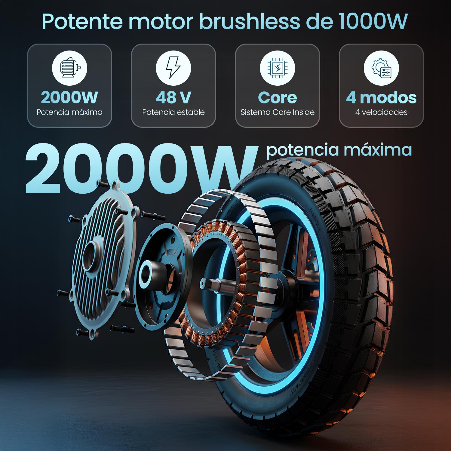 smartGyro Patinete eléctrico Rockway GTS - Reacondicionado Certificado SAT (Homologado DGT) - foto 20