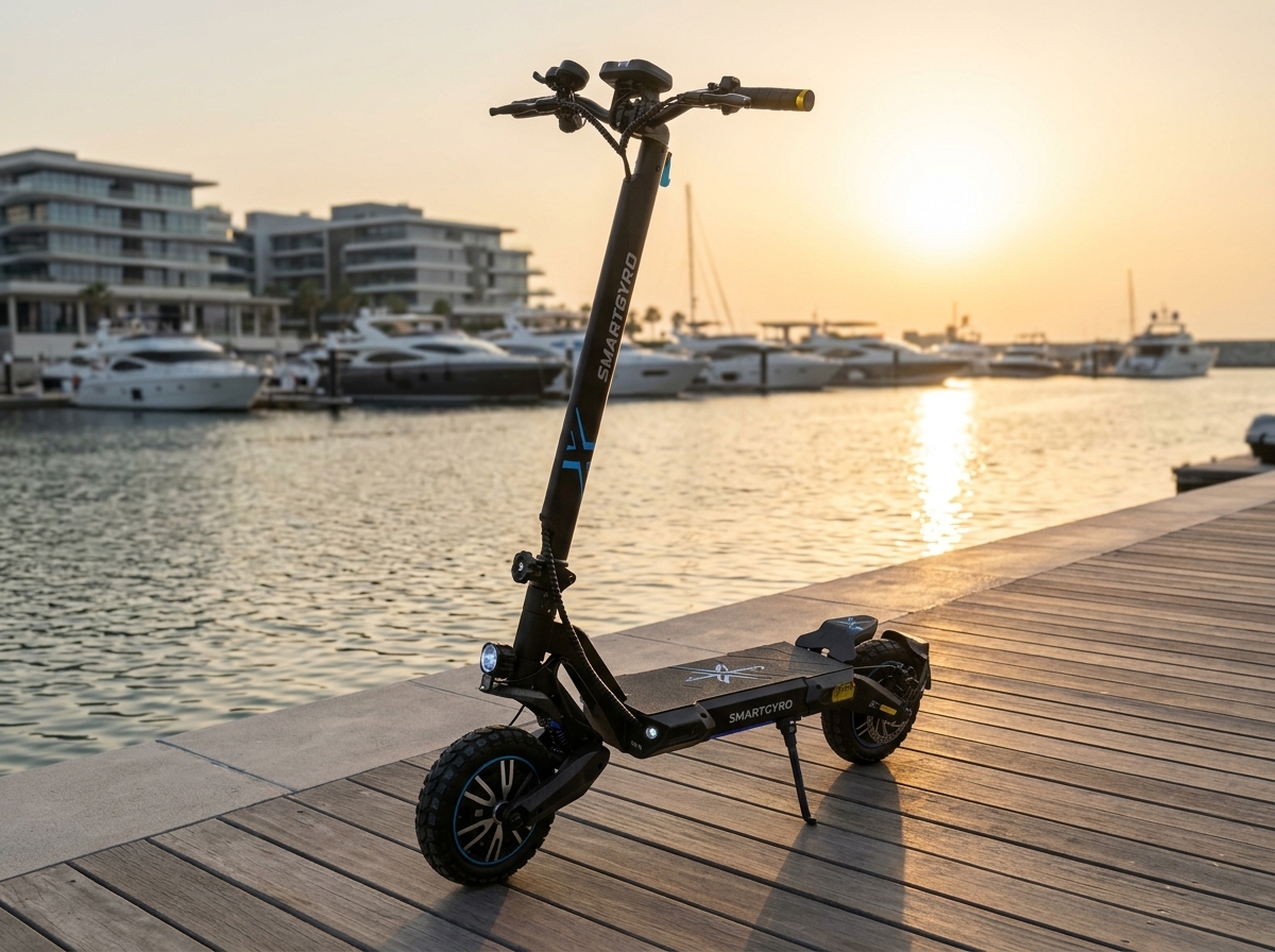 smartGyro Patinete eléctrico CrossOver Dual Max 2 - Reacondicionado Certificado SAT (Homologado DGT)