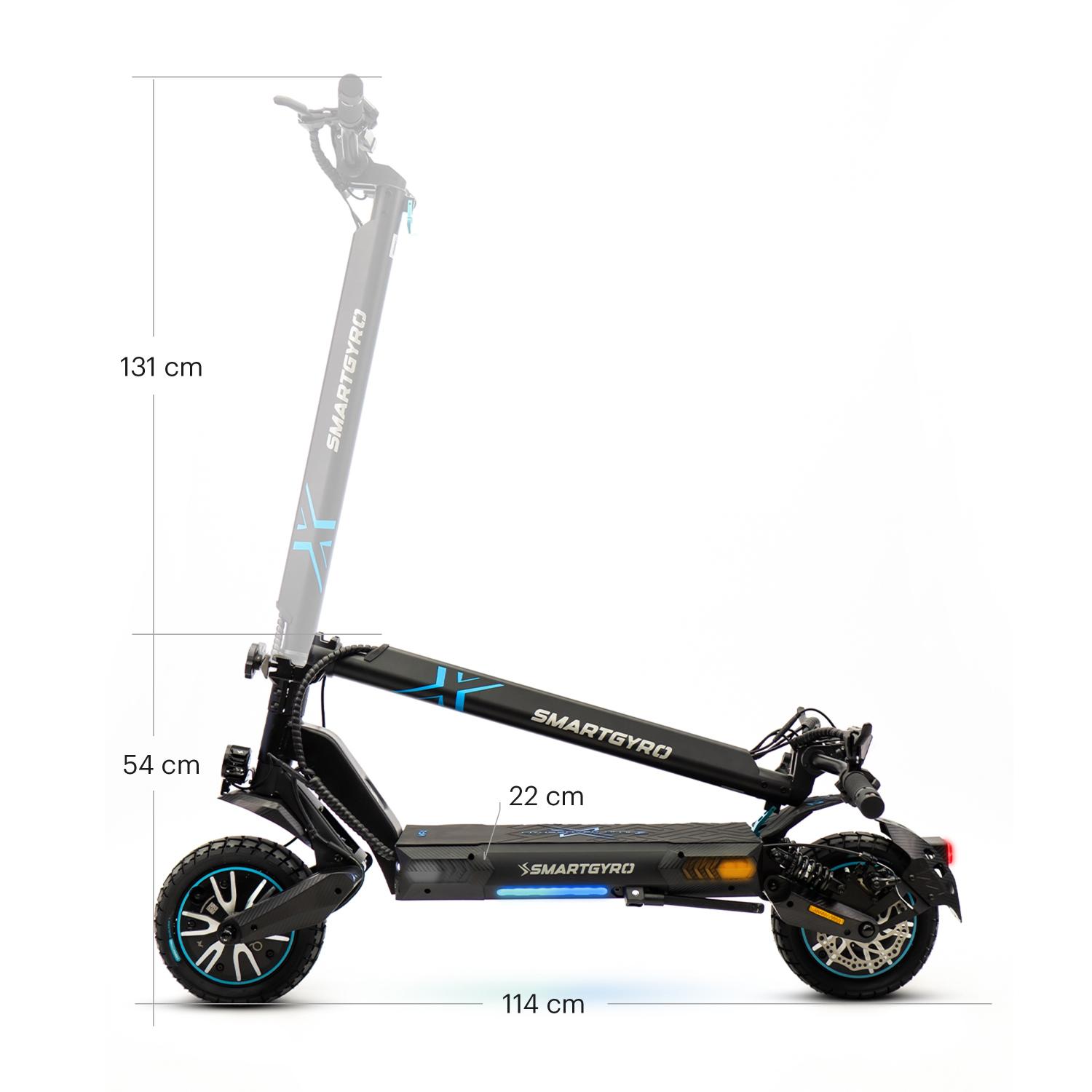 smartGyro Patinete eléctrico CrossOver Dual Max 2 LR - Reacondicionado Certificado SAT (Homologado DGT) - foto 11