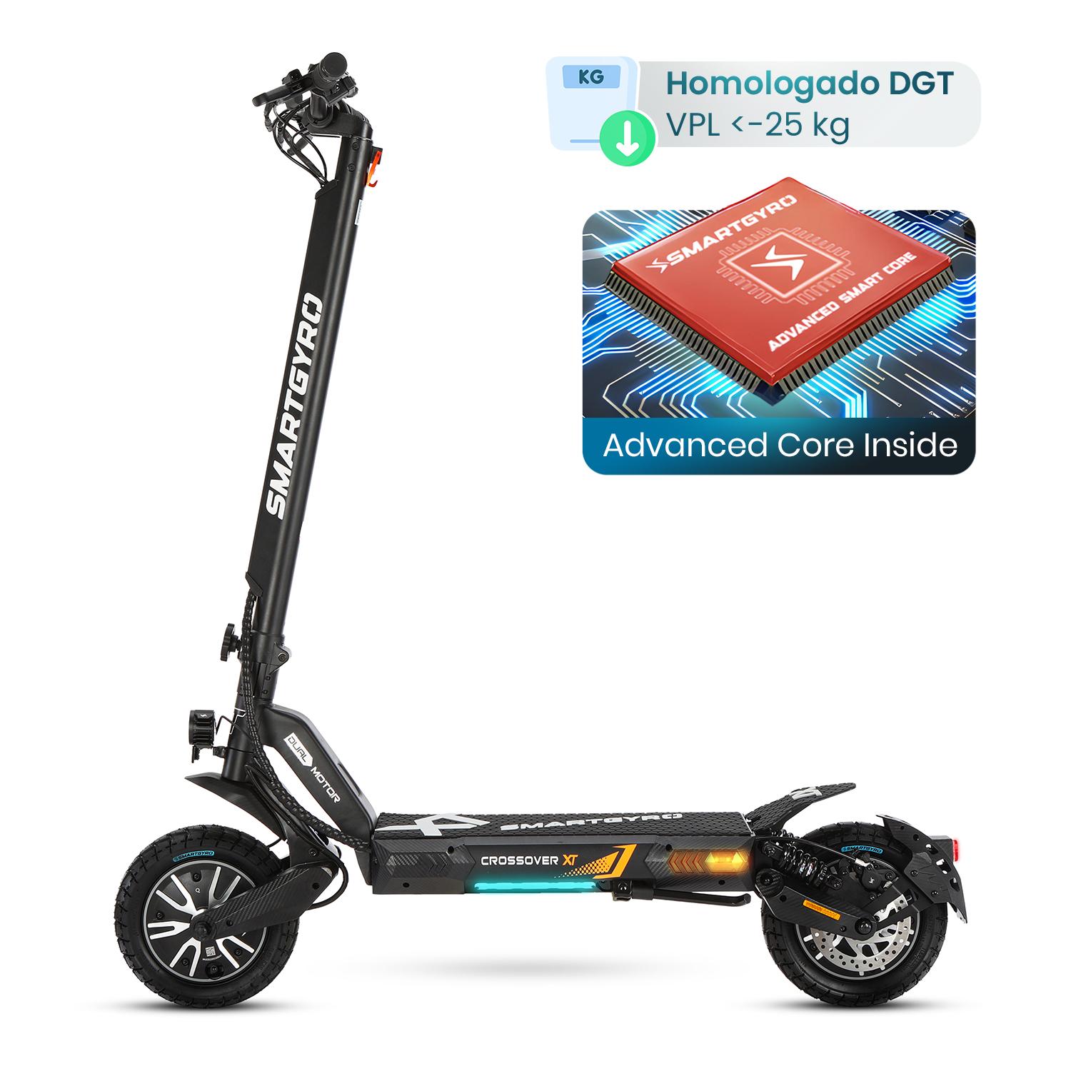 Patinete eléctrico CrossOver Dual XT - smartGyro (Homologado DGT)