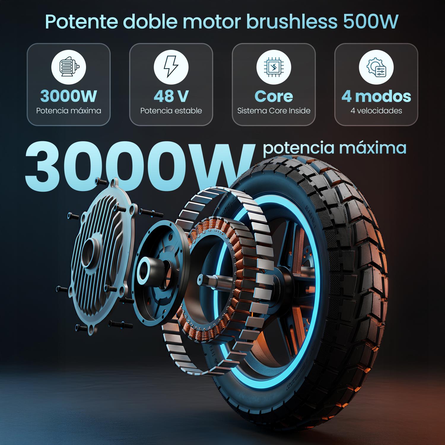 Patinete eléctrico CrossOver Dual XT - smartGyro (Homologado DGT) - foto 16