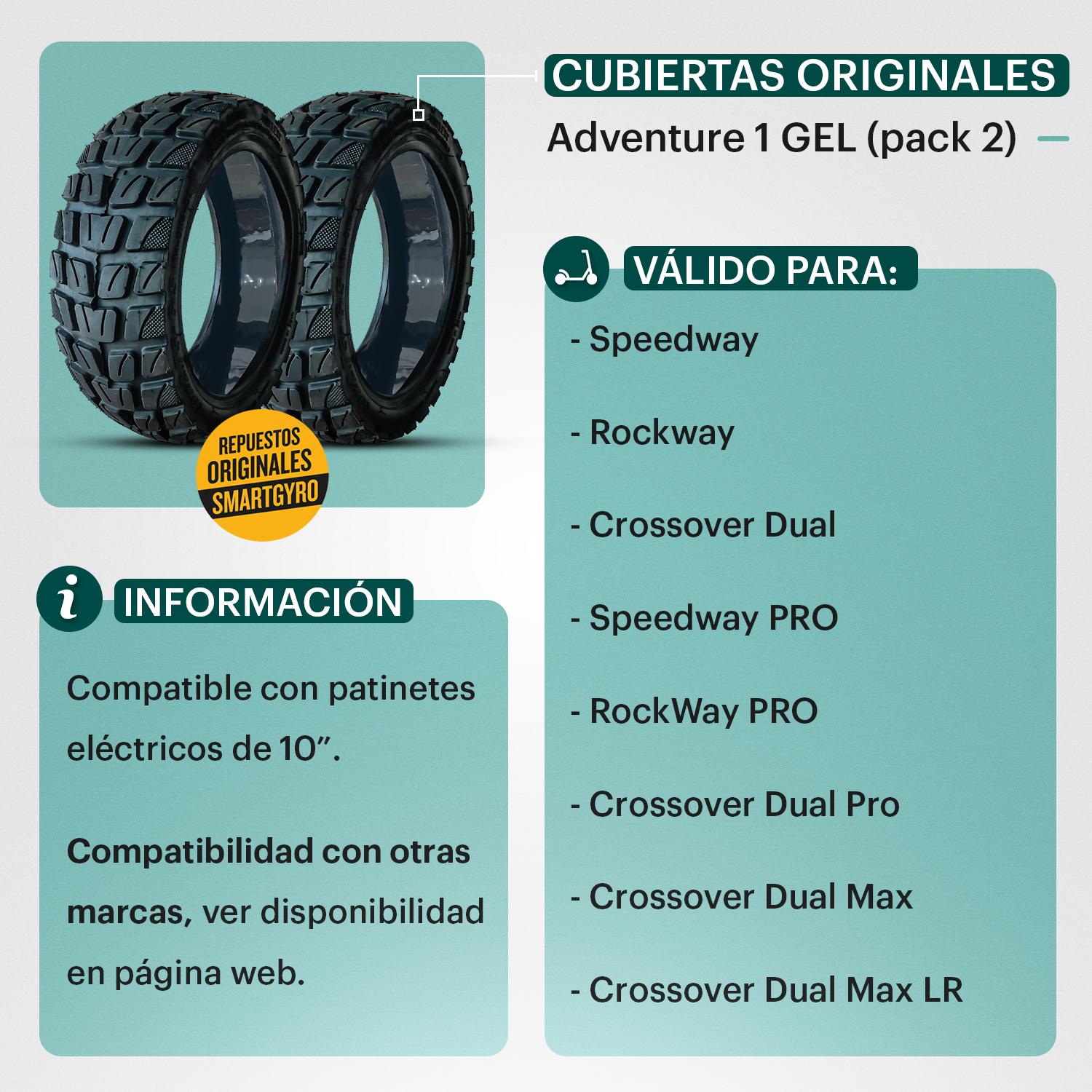 SmartGyro SMG CUBIERTA DUALGRIP LITE pack2 (SERIE Z) - foto 13