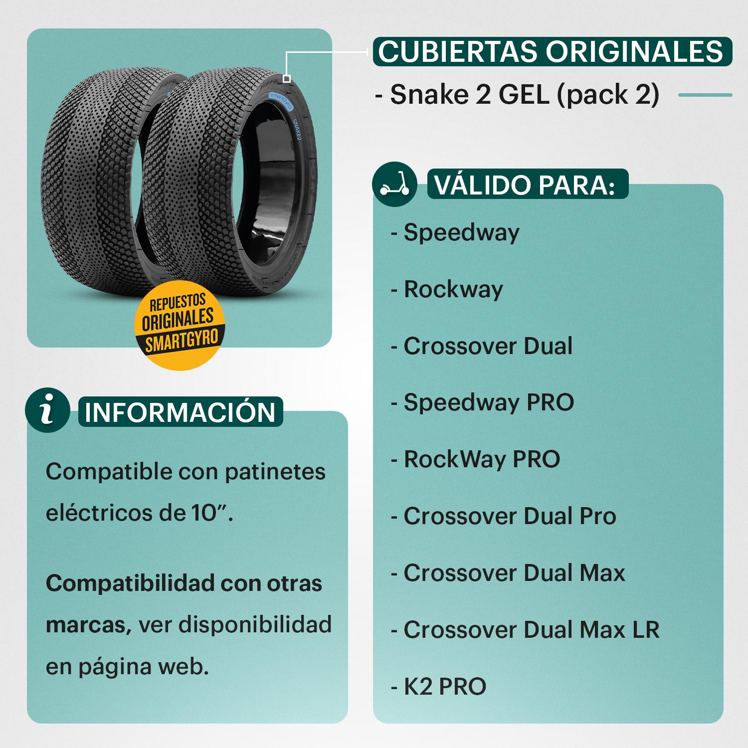 SmartGyro SMG CUBIERTA GEL CITY 2 pack2 (K2) - foto 6